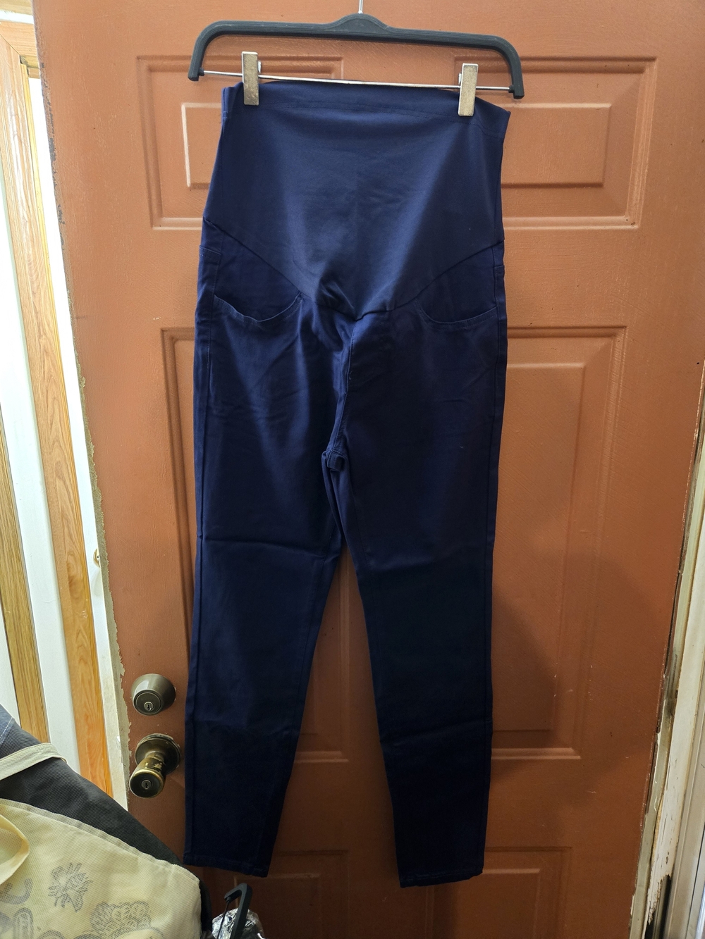 High-Waist Navy Leggings